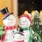 Glitzhome® 10.25" Christmas Resin Snowman Family Table Decor
